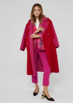 Abrigo bicolor handmade