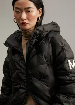 Abrigo largo acolchado