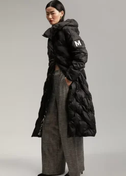 Abrigo largo acolchado