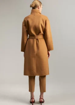 Abrigo monocolor handmade