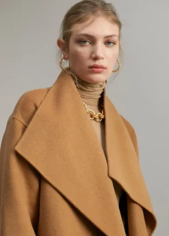 Abrigo monocolor handmade