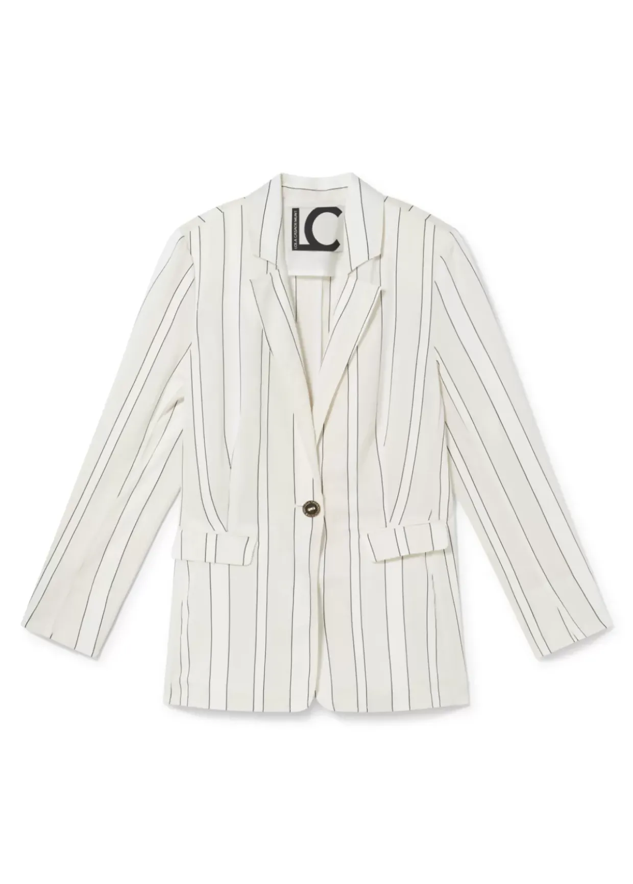 Americana blazer con rayas