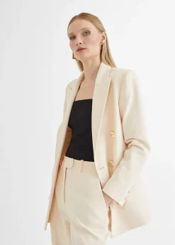 Americana cruzada monocolor