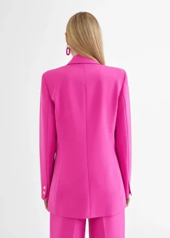 Americana cruzada monocolor