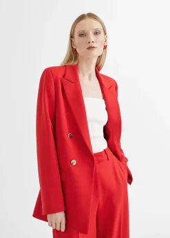 Americana cruzada monocolor