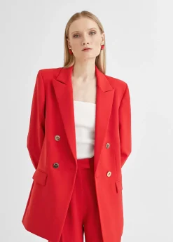 Americana cruzada monocolor