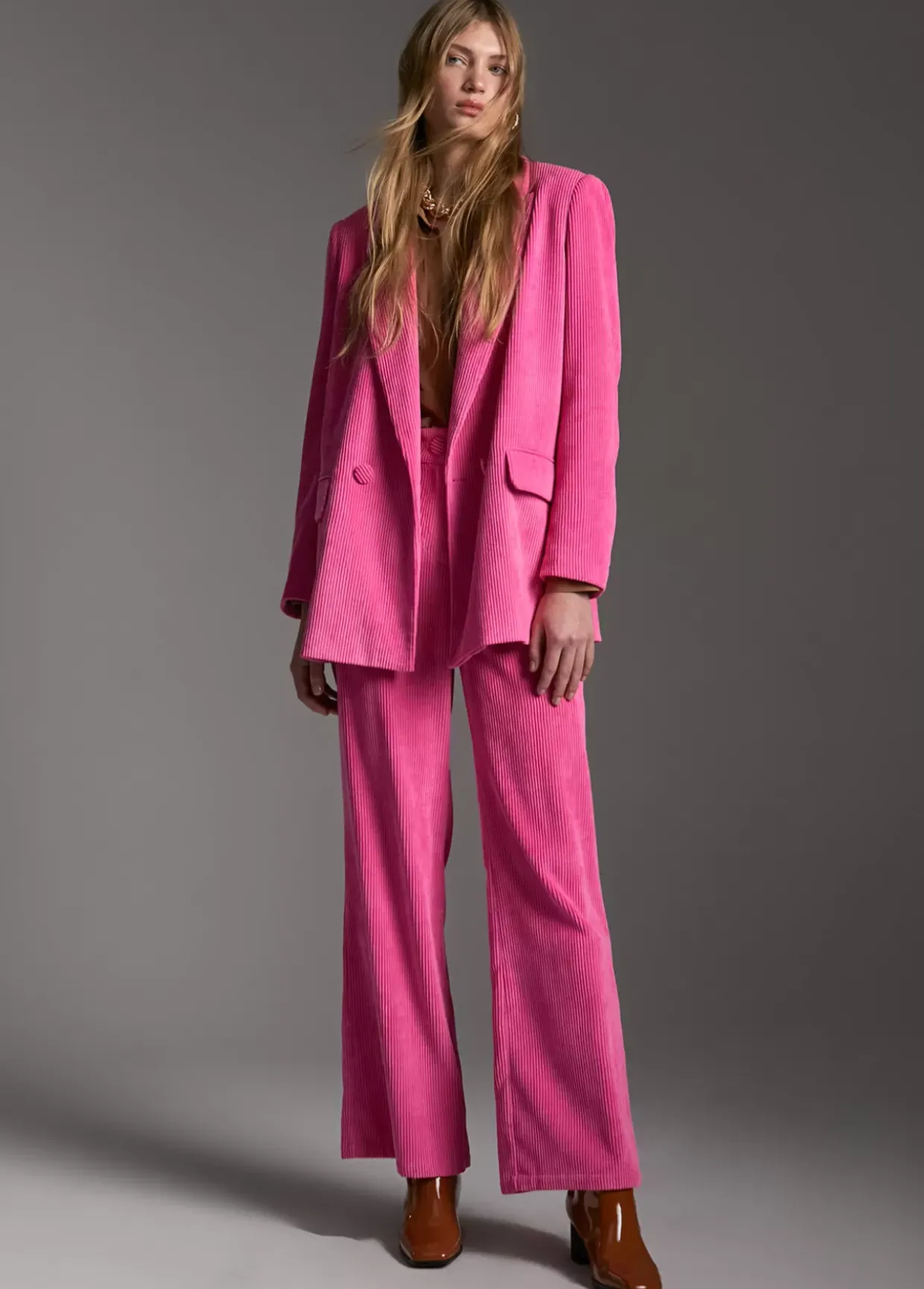 Americana oversize de pana