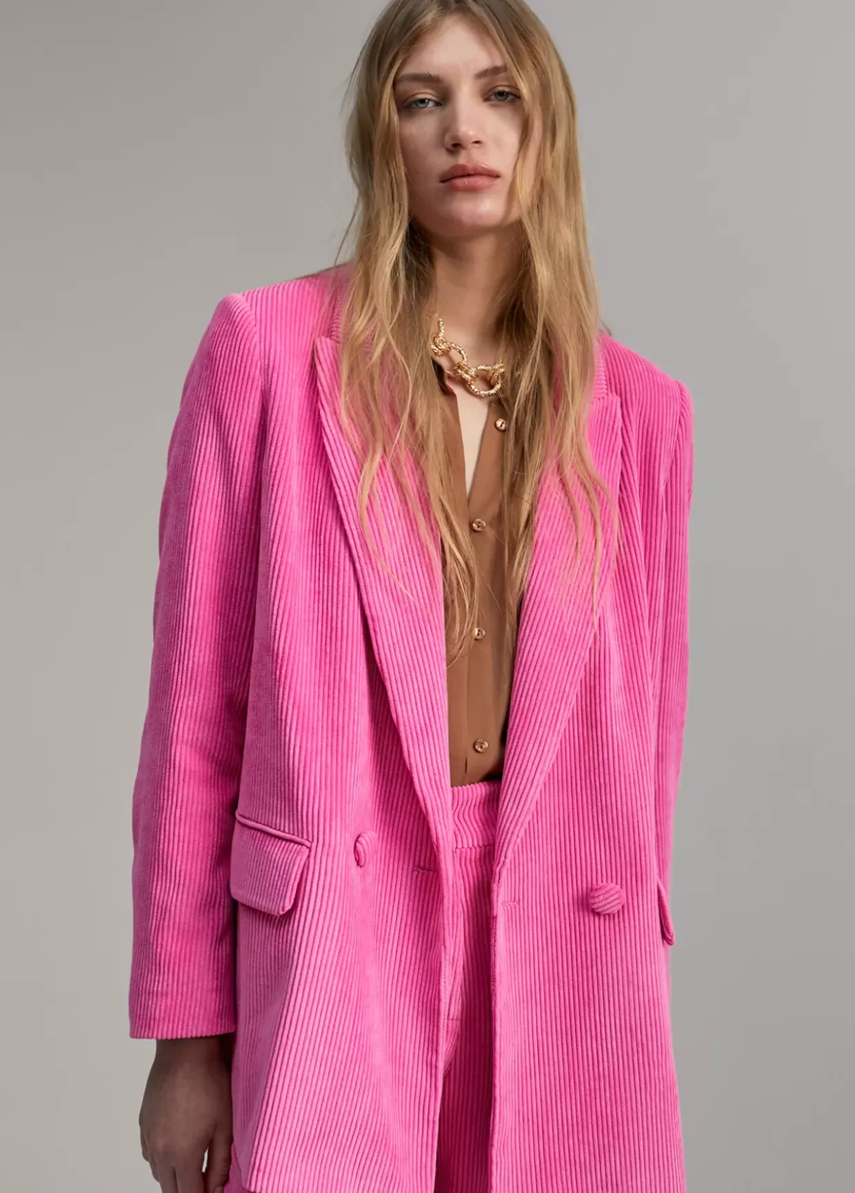 Americana oversize de pana