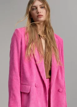 Americana oversize de pana