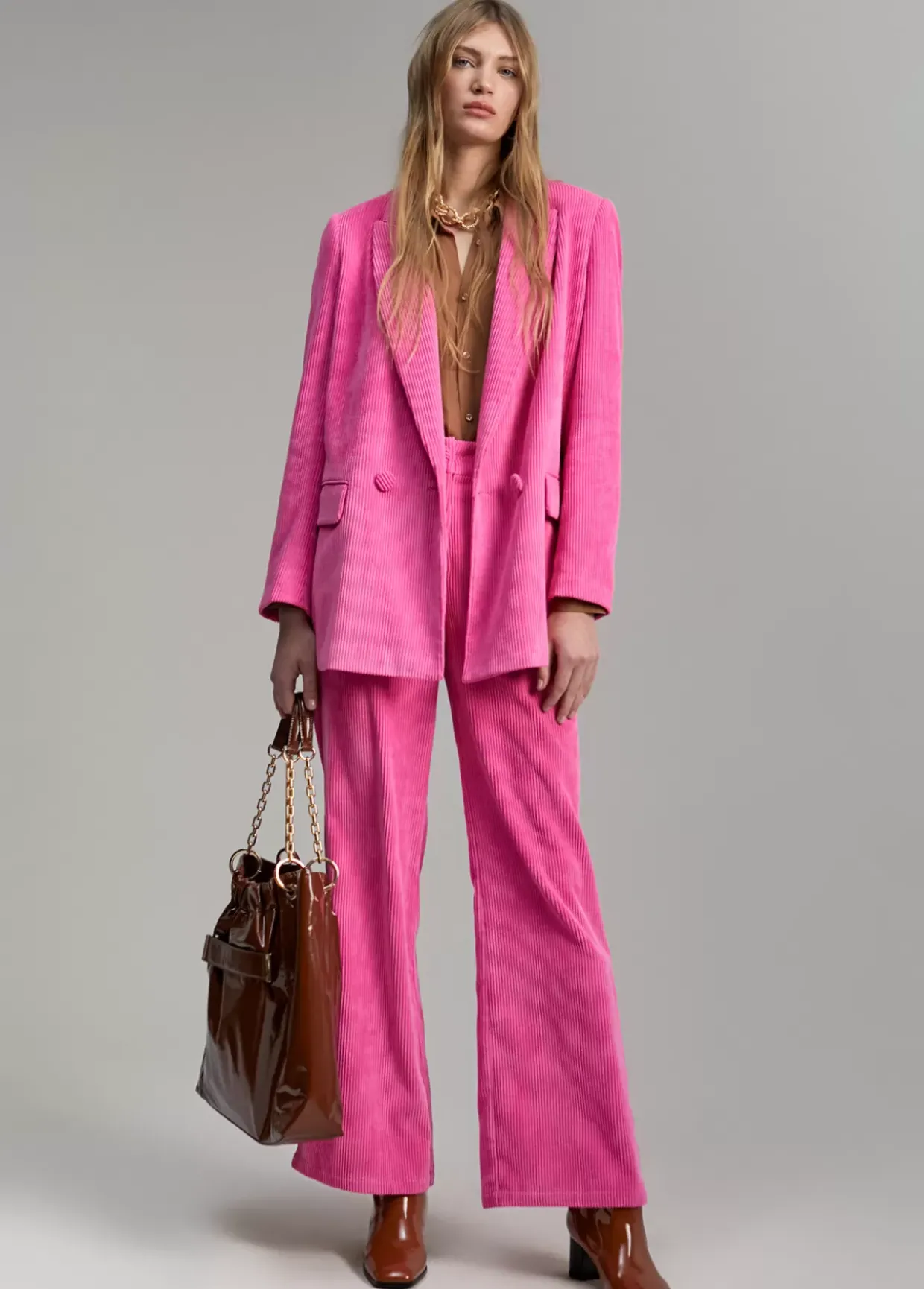 Americana oversize de pana