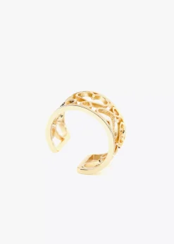 Anillo corazones infinitos maxi