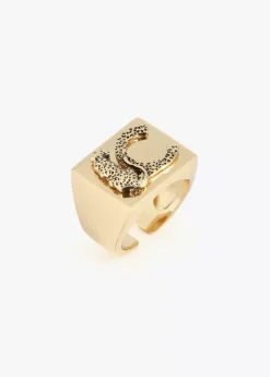 Anillo sello con logo animal