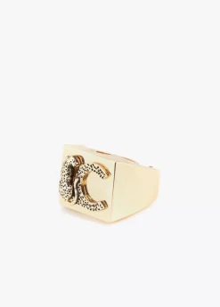Anillo sello con logo animal