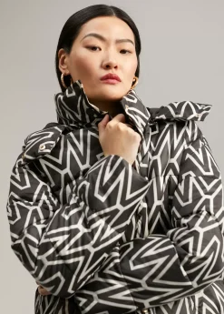 Anorak corto acolchado monograma