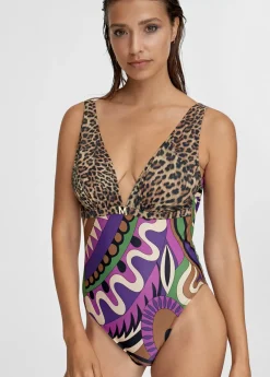 Bañador Animal Print y Paisley
