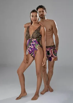 Bañador Animal Print y Paisley