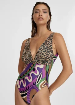 Bañador Animal Print y Paisley
