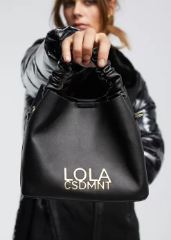 Bandolera con asa fruncida