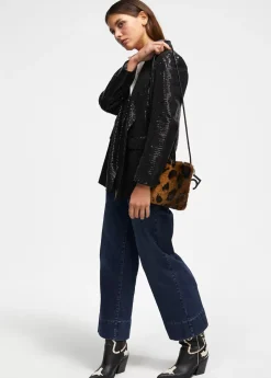 Bandolera efecto pelo animal