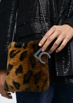 Bandolera efecto pelo animal