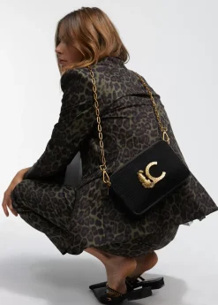 Bandolera efecto piel cocodrilo