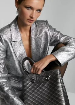 Bandolera rombos relieve