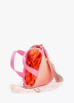 Bandolera tipo cesta efecto rafia