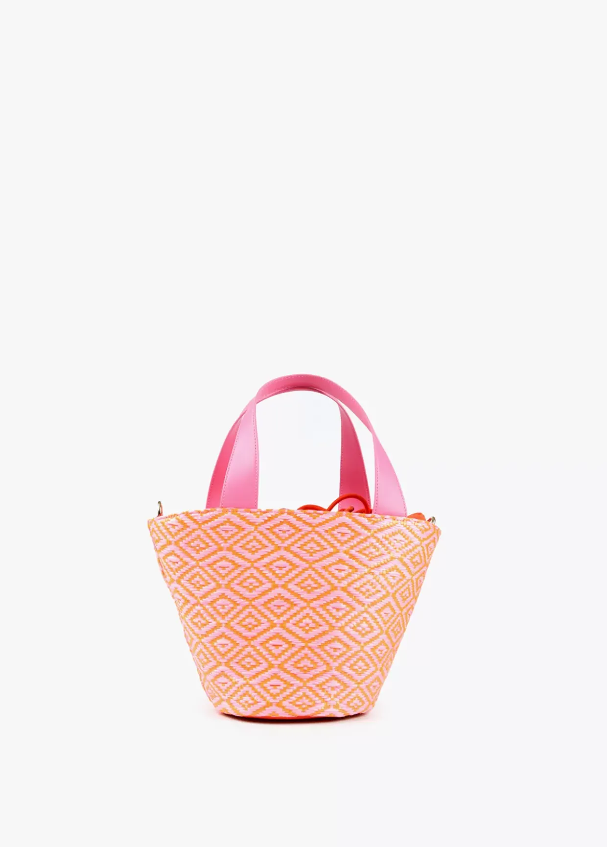 Bandolera tipo cesta efecto rafia