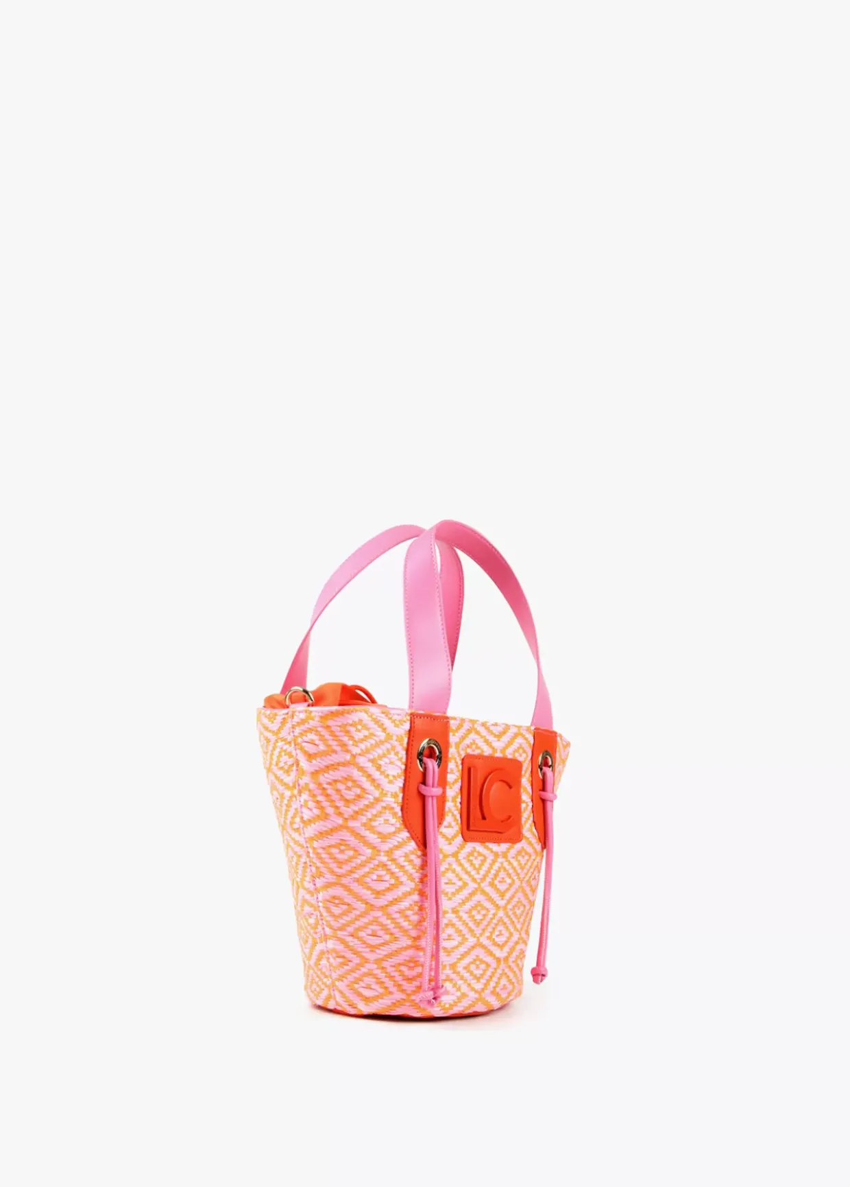 Bandolera tipo cesta efecto rafia