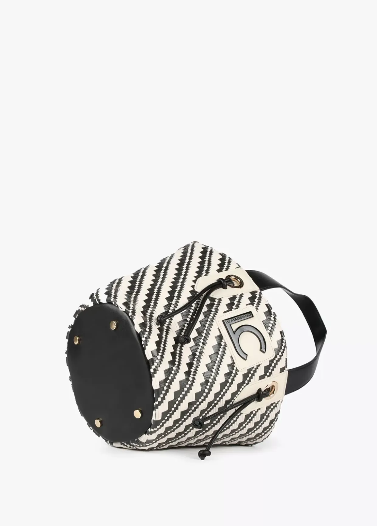 Bandolera tipo cesta efecto rafia