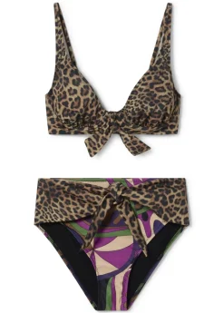 Bikini animal print y pasley