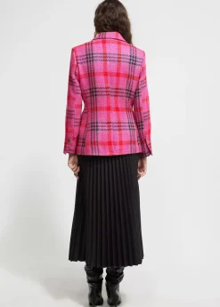 Blazer cuadros tweed