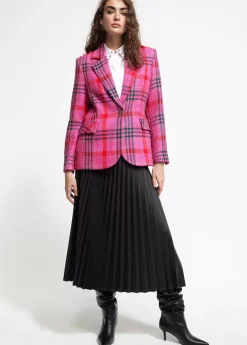 Blazer cuadros tweed