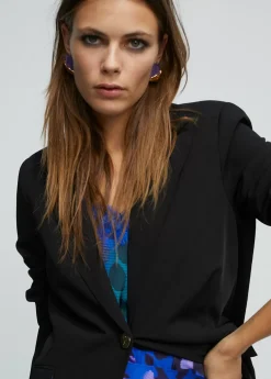 Blazer forro contraste