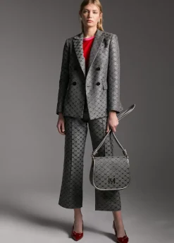 Blazer jacquard monograma