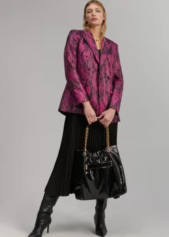 Blazer jacquard serpiente