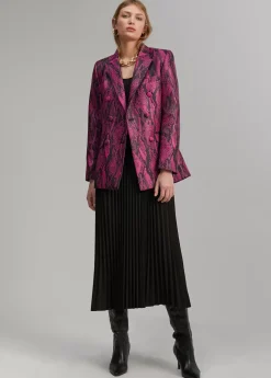 Blazer jacquard serpiente