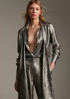 Blusa laminada lazada