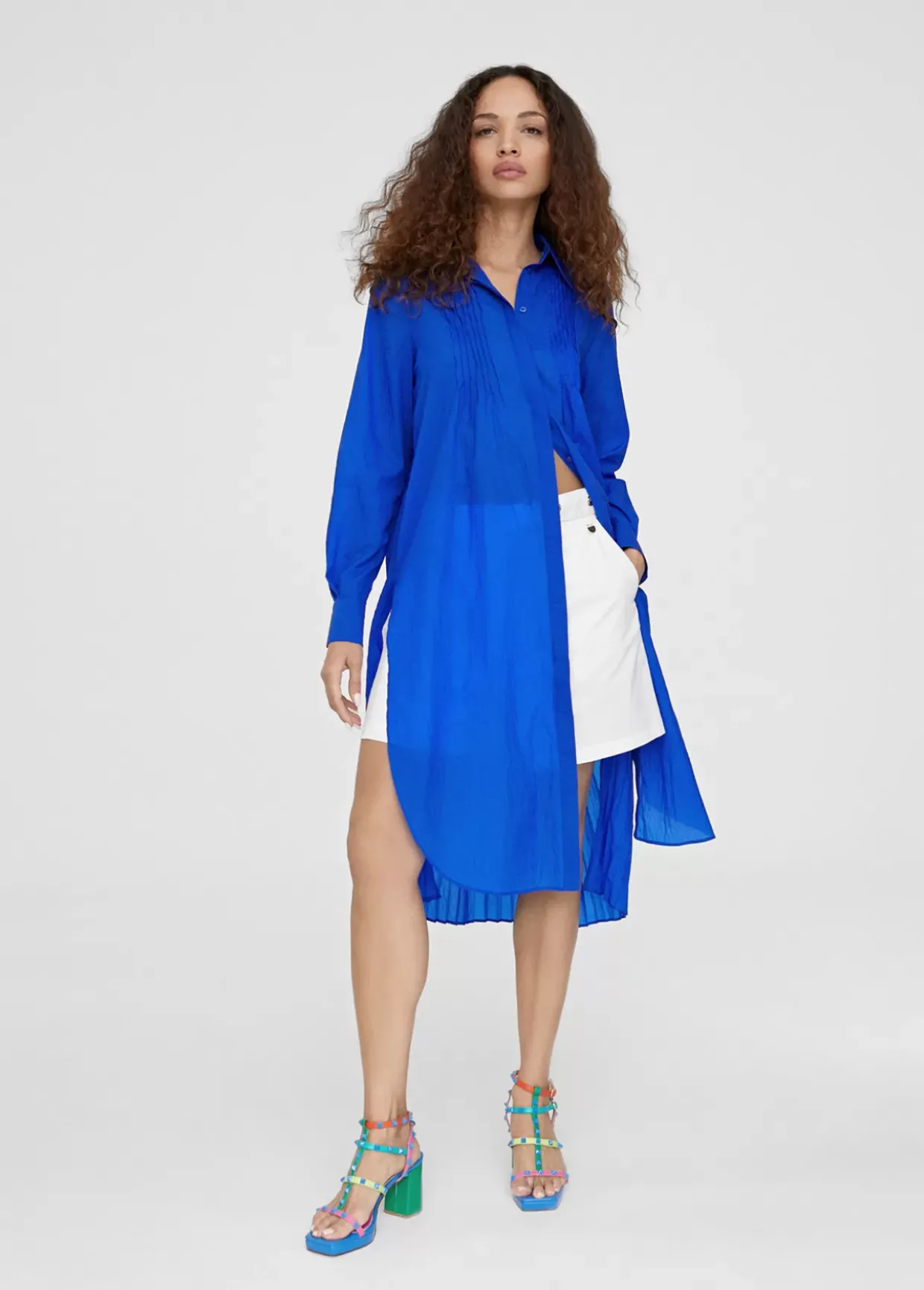 Blusón largo aberturas