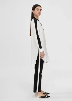 Blusón largo detalle manga