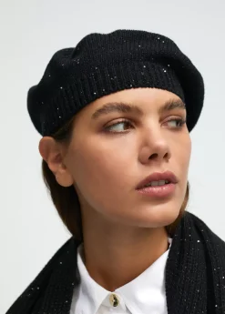 Boina con lentejuelas