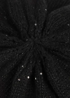 Boina con lentejuelas