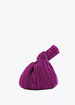 Bolsito de fiesta plisado.