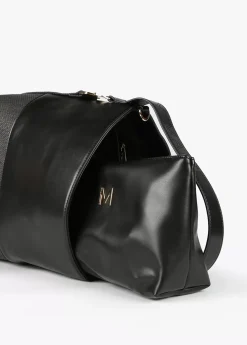 Bolso bandolera materiales combinados