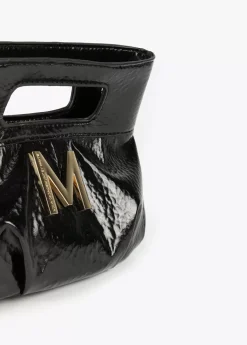 Bolso de mano con frunces