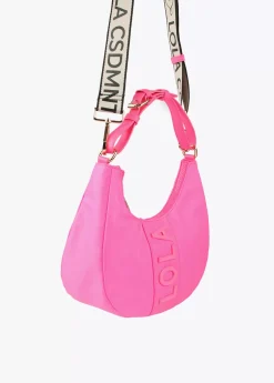 Bolso media luna fluor