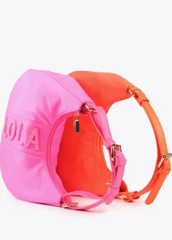 Bolso media luna fluor