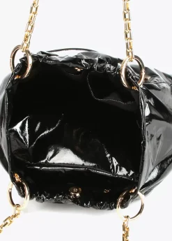 Bolso shopper brillante