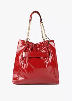 Bolso shopper brillante