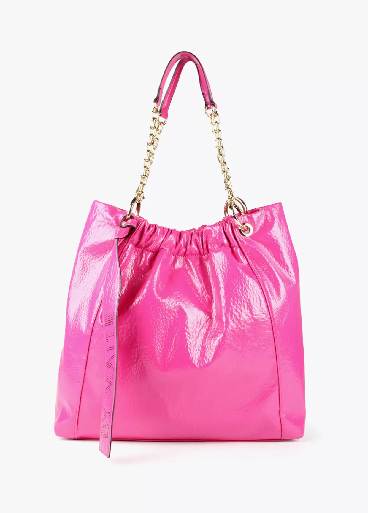 Bolso shopper brillante
